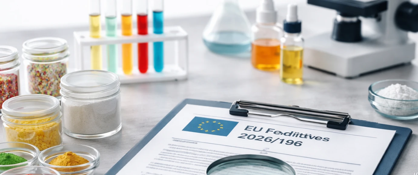 Reglamento (UE) 2026/196: Guía sobre los nuevos cambios en aditivos alimentarios
