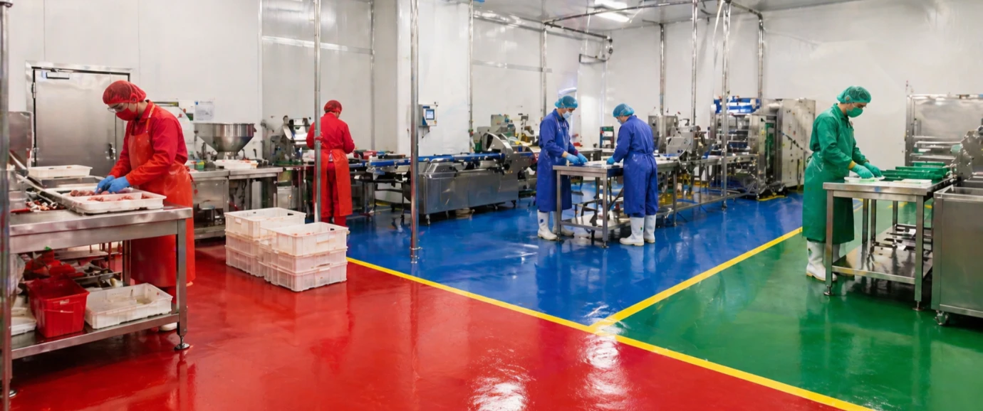 Codificación por colores: estrategia clave para controlar riesgos microbiológicos y alergénicos